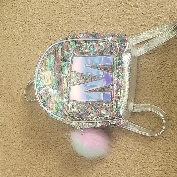 Justice Other Justice Sequin Backpack Letter M Poshmark